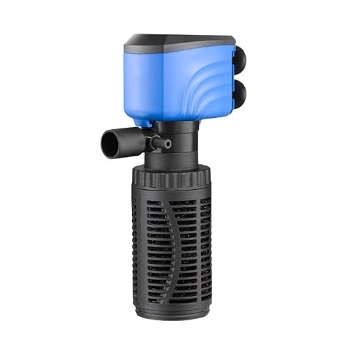 Craftsboys Filtro de pecera, filtro interno silencioso para acuario, agua limpia, bomba de aire