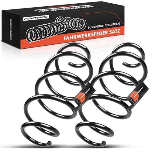Frankberg 2x Coil Spring Front axle Left Right Compatible with Mondeo IV 2007-2015 Mondeo IV Notchback 2007-2015 Mondeo IV Turnier 2007-2015 Replace# 1470875