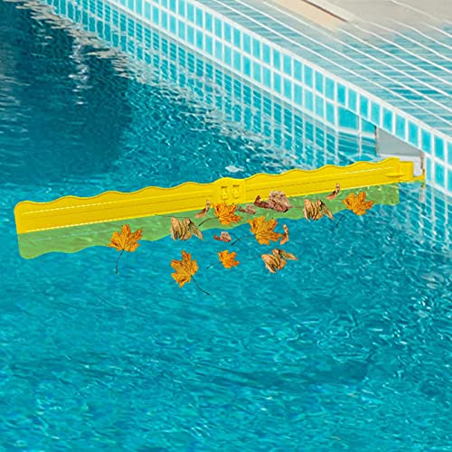Kardeep Pool Skimmer Arm Skimmer Guard Pool Skimmer Pool Debris Skimmer Catcher Hands Free Pool Skim-It Fits Most Skimmer Systems on In-ground Pools Outfall Within 4 to 6.7 - Yellow