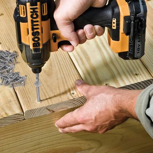 ORTAVA Blechschrauben M4 x 10 mm, 50 Stück Holzschrauben Edelstahl A2 V2A Flachkopf mit Scheibe Kreuzschlitz mit Bohrer, Selbstschneidende Schrauben Silber Oxid, Tellerkopfschrauben Vollgewinde