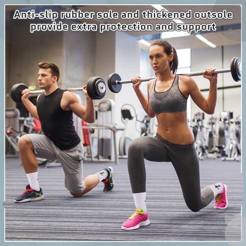 4 Pairs Cross Grip Soccer Socks Anti Slip Christian Socks with Bible Verse Jesus Sock for Football Tennis Yoga Gym 7