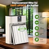 DBFIT Replacement Filter for AP2410 Air Purifier – 2-in-1 Air Purifier Filter, Activated Carbon, Removes Pollen, Pet Dander, Smoke, Dust & Odors, 1 Pack
