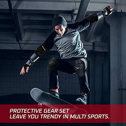 image for BOSONER Adult/Child Knee Pad Elbow Pads Guards Protective Gear Set for