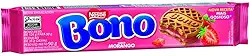 Biscoito Recheado Sabor Morango Bono 90g
