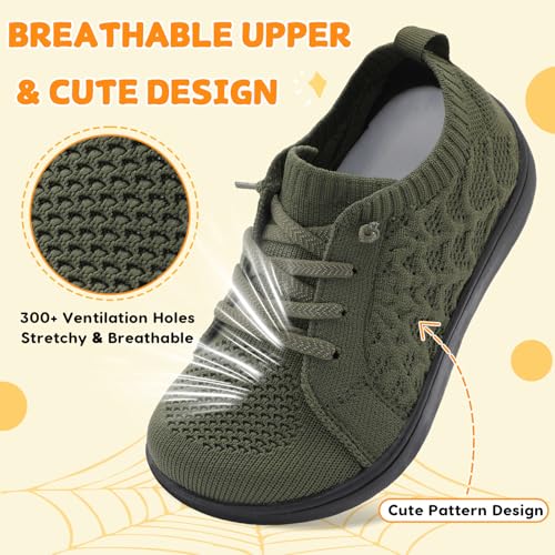 Image of JOINFREE Toddler Shoes Girls Boys Wide Barefoot Shoes Minimalist Walking Sneakers Zero Drop Slip on Tennis Shoe Breathable Naturally Flexible