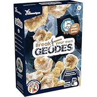 Science4you Break Open 5 Premium Geodes for Kids – Learn about Rocks & Minerals with this Geode Kit, Stem Educational Kit for Kids, A Mineralogy & Geology Gift for Girls & Boys 6 7 8 9+