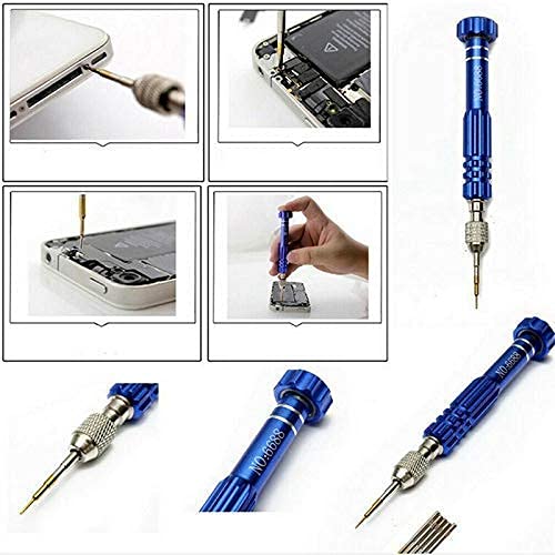 Open Small Devises With 5 in 1 Tool Screwdriver Set For Mobiles Repairing, Tablets, Smartphones, Watches, Toys, Glasses & Other All Small Electronic Devices (Color May Vary) 4
