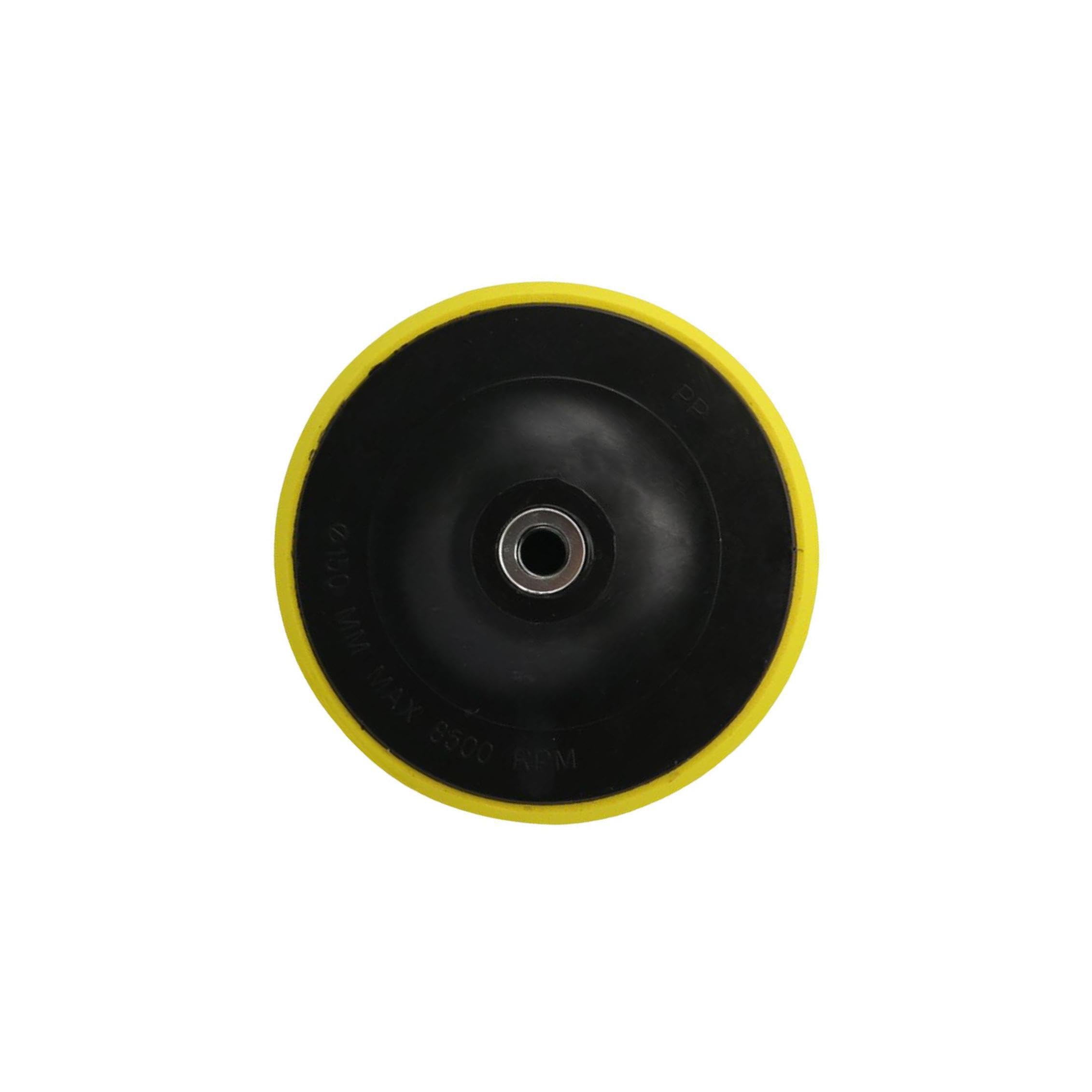 TWISAXC Reliable Sanding Flexible Backer Plate for Car Polishers Lasting Support for Efficient Polishing Tasks Across Multiple Materials Drill Sanding, 6 inch 153mm M14