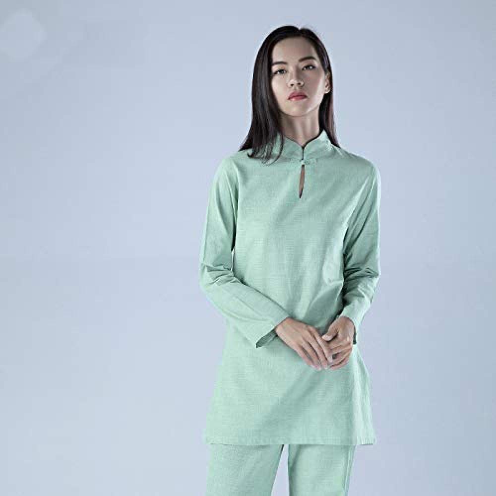 Tai Chi Kleidung Damen，herren Frauen Tai Chi Anzug Chinesische Kung Fu Kleidung Baumwolle Wing Chun Uniform Yoga Anzug Zen Meditation Kampfkunst