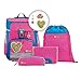 Produktbild Step by Step Schulranzen-Set SPACE NEON Freaky Heartbeat 5-teilig, blau-pink, neonfarben, ergonomischer Tornister mit Reflektoren, höhenverstellbar mit Hüftgurt, ab der 1. Klasse, 20L