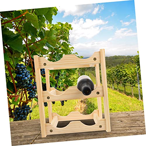 Estante moderno para botellas de vino para mueble miniatura 2