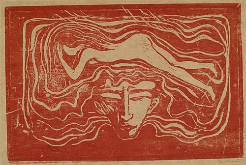 Affiche de Arts Edvard Munch Toile 60x90cm Pour Grand Mur Vide Salon