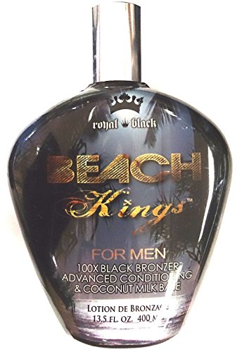 New Beach Kings 100x Black Bronzer for Men Indoor Tanning Bed Lotion By Tan Inc.
