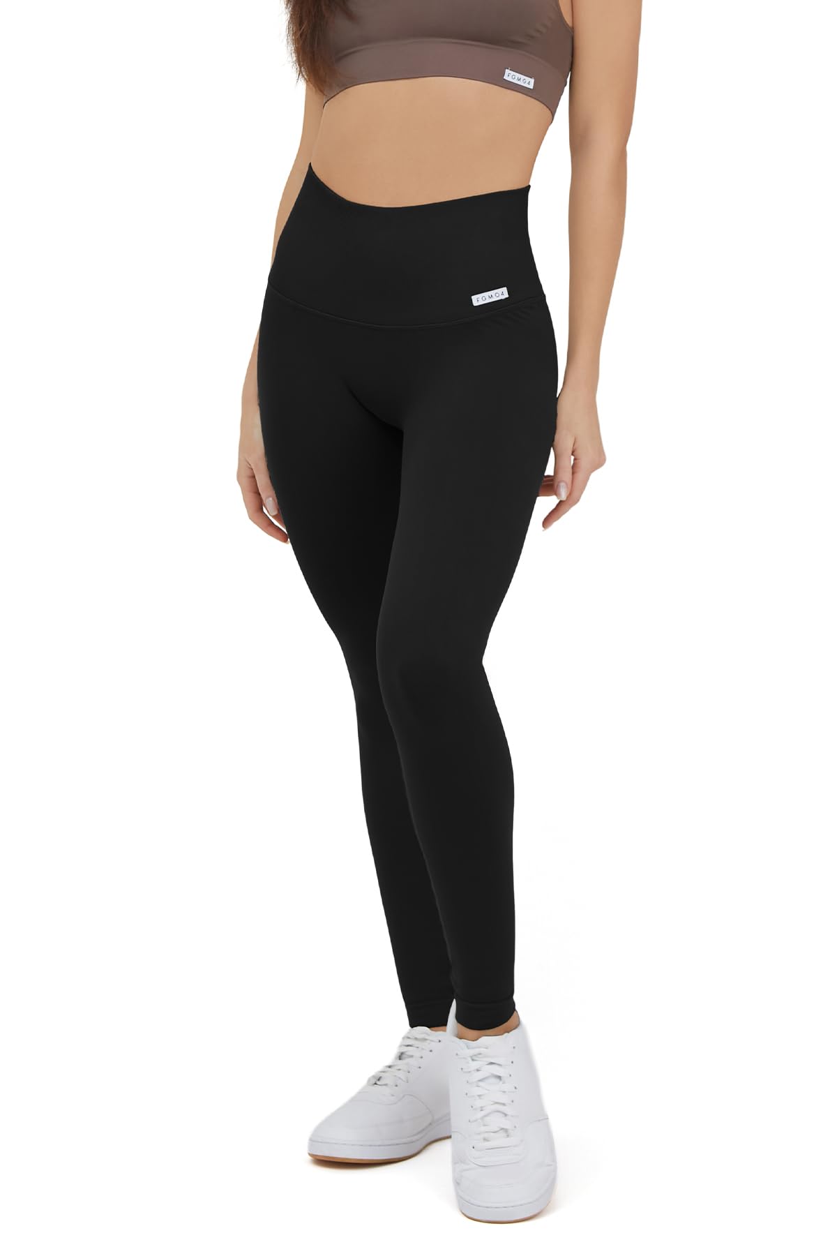 FGM04 Donna - Leggings Onyx, Taglie XS-S/M-L, Effetto Lift-Up, Made in Italy
