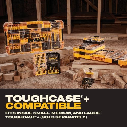 Image of DEWALT 18 pc. Compact Magnetic Drive Guide Set, Yellow (DWAF2058CS)