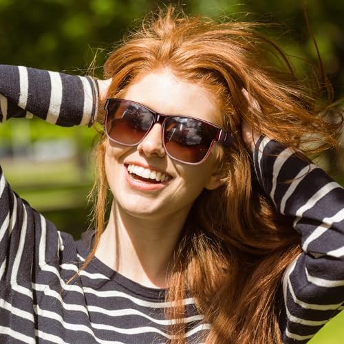 Image of URUMQI Polarized Sunglasses Fit Over Glasses for Men Women, Oversized Square Sun Glasses UV400 Protection