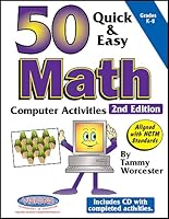 50 Quick & Easy Math Computer Activites 1589125746 Book Cover