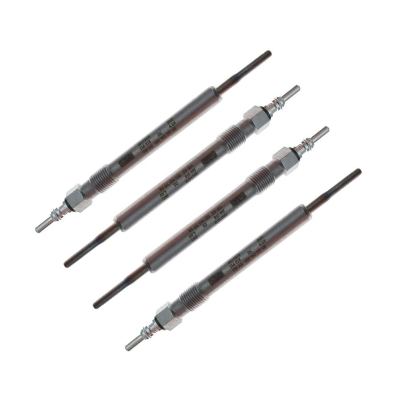 Bougie de préchauffage Compatible Avec Skoda Pour Fabia III Pour Estate NJ5 NJ3 2014 Kit De 4 Bougies De Préchauffage Pour Chauffage De Stationnement 04L963319D)