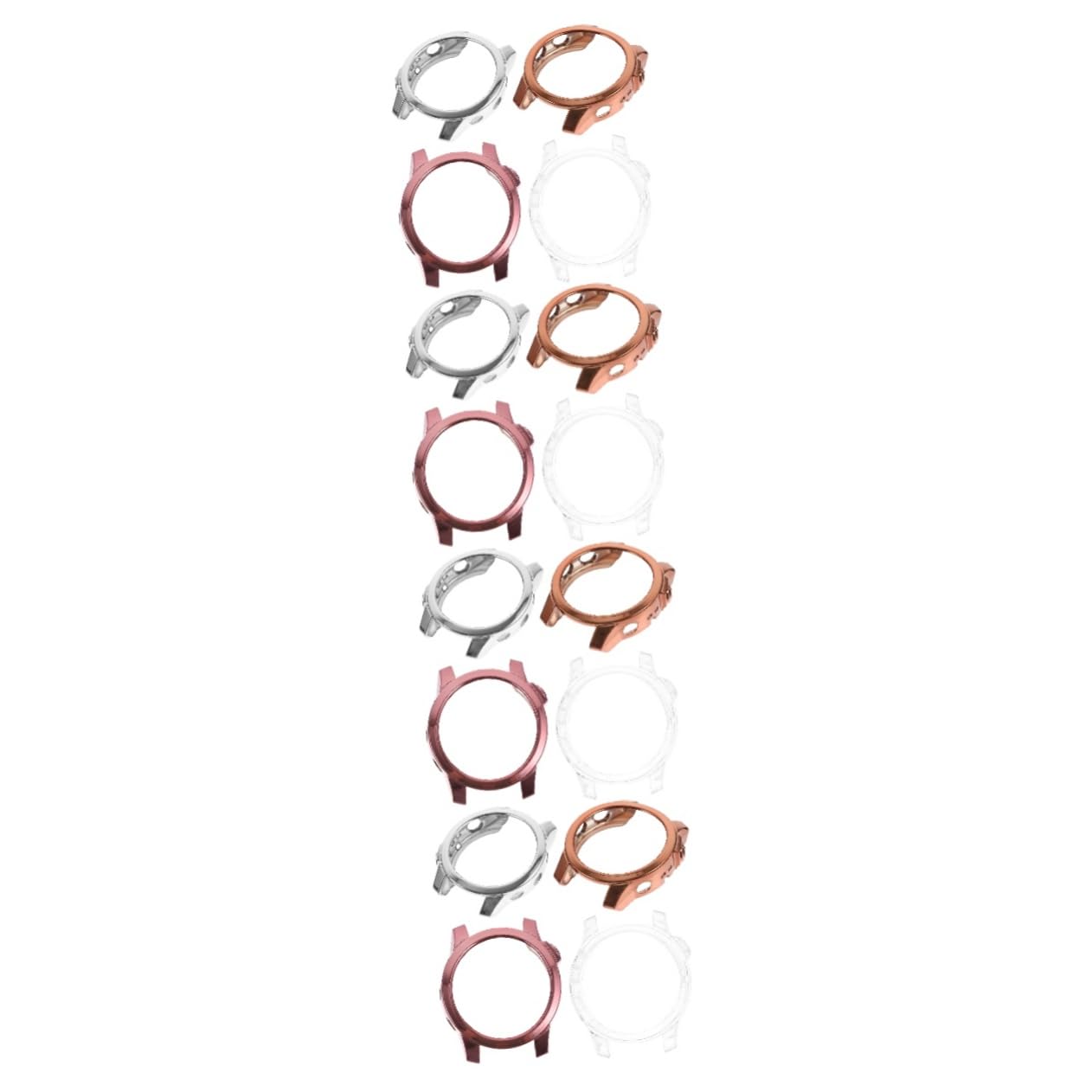 HOMSFOU 16pezzi Cover Protettive Per Smartwatch Tpu Anti- e Leggere Compatibili Con Protezione Completa Per Uso Quotidiano Colori Variati Disponibili