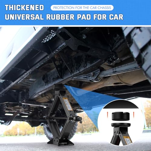 Image of IMAYCC Universal Scissor Jack for Car, SUV, MPV - 2.5 Ton /5512 lbs, Portable Car Tire Change Kit with Lug Wrench, Emergency Tire Jack