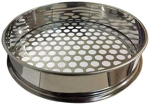 10cm Round 304 Stainless Steel Sieve - Precision Mesh Sifter for Baking, Cooking, and Straining(15mm)