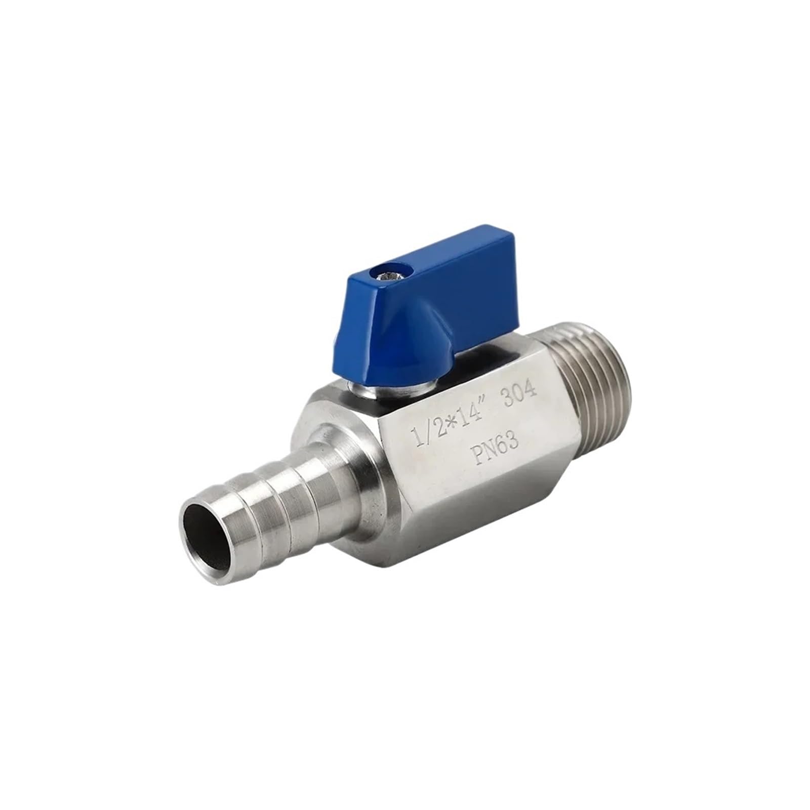 Vanne à sphère pour circuit de pompe de bassin et raccordement de tuyau 14mm