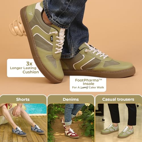 Image of YOHO Stride Men's Trendy Colour-Blocked Slip-On Sneakers (SoS)