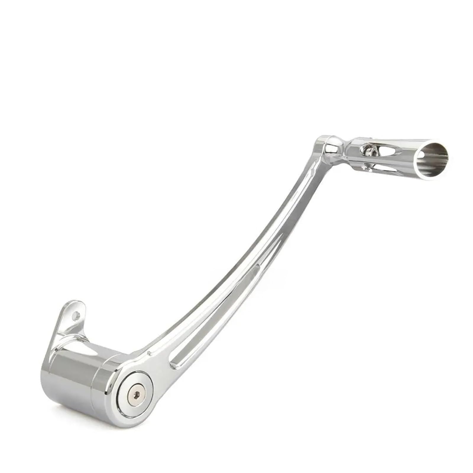 HEWPNGS CNC Chrome Brake Arm Lever for Ha&rley Softail Fat Boy FLSTF Heel Toe Shift Lever Fatboy Shifter Peg Shifts levers