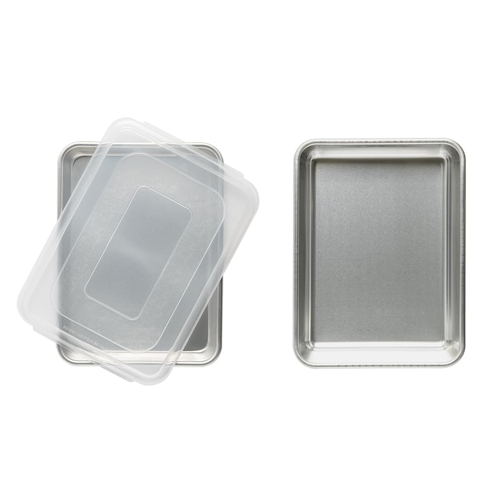 Nordic Ware Aluminized Steel Baking Set 9X13, Quarter Sheet and Lid