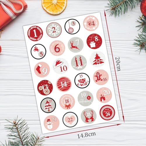 Bier Adventskalender 2025, Adventskalender Bier für Männer Bierkasten - Banderole aus Filz mit Klettverschluss und 24 Aufkleber Zahlen für Bierkalender