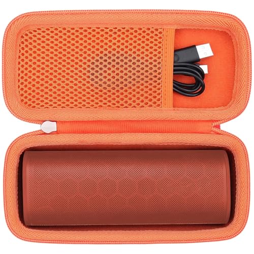 Khanka Hard Travel Case for Sonos Roam, Roam 2, SL (Orange)