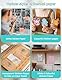 Memoking Thermodrucker Mini - Mini Drucker für Smartphone, Fotodrucker M02L Bluetooth Minidrucker mit 1 Aufkleberpapier Rollen, Mini Thermodrucker Aufkleber Drucker für Fotos, Geschenke,Studiennotizen