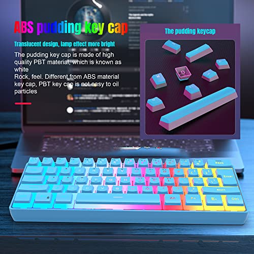 Teclado Gamer 60% DGG Alámbrico Compacto RGB miniatura 5