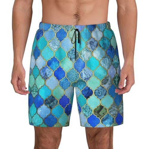 Maillot de bain homme compression séchage rapide short plage imprimé