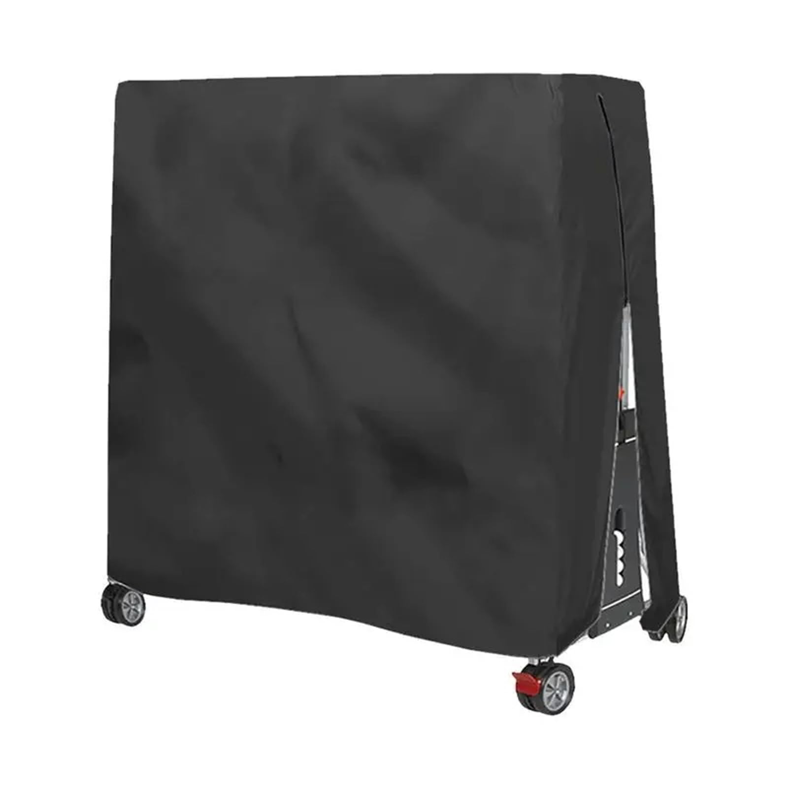 Copertura protettiva per tavolo da ping pong resistente impermeabile in tessuto Oxford per interni ed esterni, con cerniera, 165 x 70 x 185 cm, nero, grigio, verde (nero)