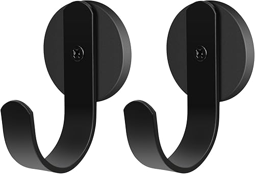 FYY Percha magnética para corona, paquete de 2 imanes resistentes con gancho para refrigerador, ganchos magnéticos para decoración de Navidad para