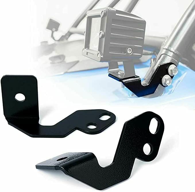 VPZMT UTV Pod Light Brackets LED A-Pillar Light Mount for Polaris RZR XP 1000/RZR 900/800 Rust-Proof...