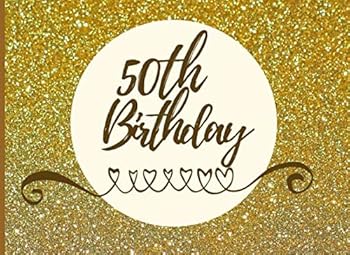 Paperback 50th Birthday: Guest Registry Book - Signature Registration Book