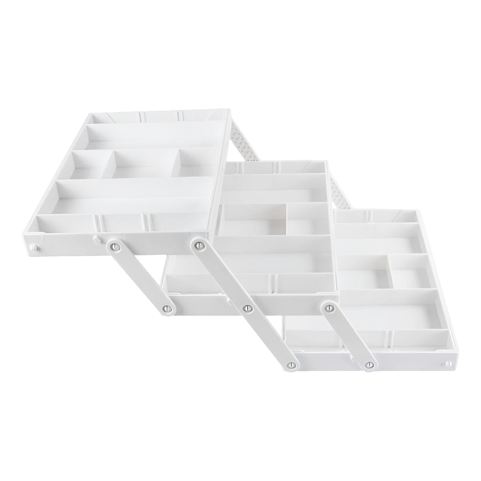 Plateau de rangement de tiroir : organiseur de bureau extensible avec séparateurs bijoux