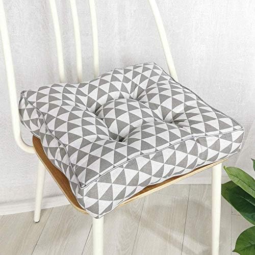 qazwsx Set Of 2 Armchair Booster Cushion Thick Seat Pads Soft Touch Cotton Cushion Adults Chair/Armchair/Garden Chair