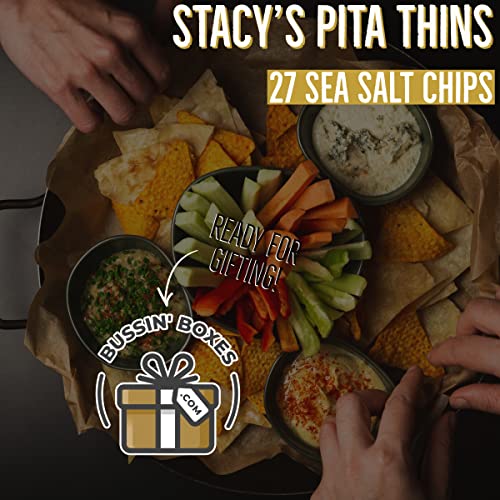 Stacy's Pita Thins Sea Salt Healthy Chips (1 Oz., 27 Ct.) By Bussin Boxes #TOP3