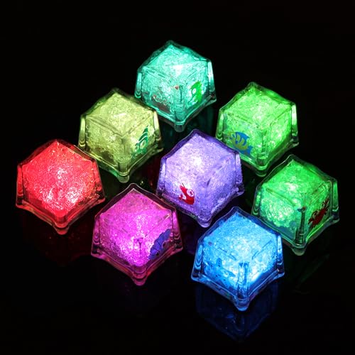 Aolso Juguete Baño para Bebés,8 Piezas Juguetes Bañera,Juguetes de bañera con luz LED Colorida,Juguetes Piscina,Juguetes Ducha,Juguetes Agua Bebé,Sensor de Líquido para Niños Niñas de 1 2 3 Años