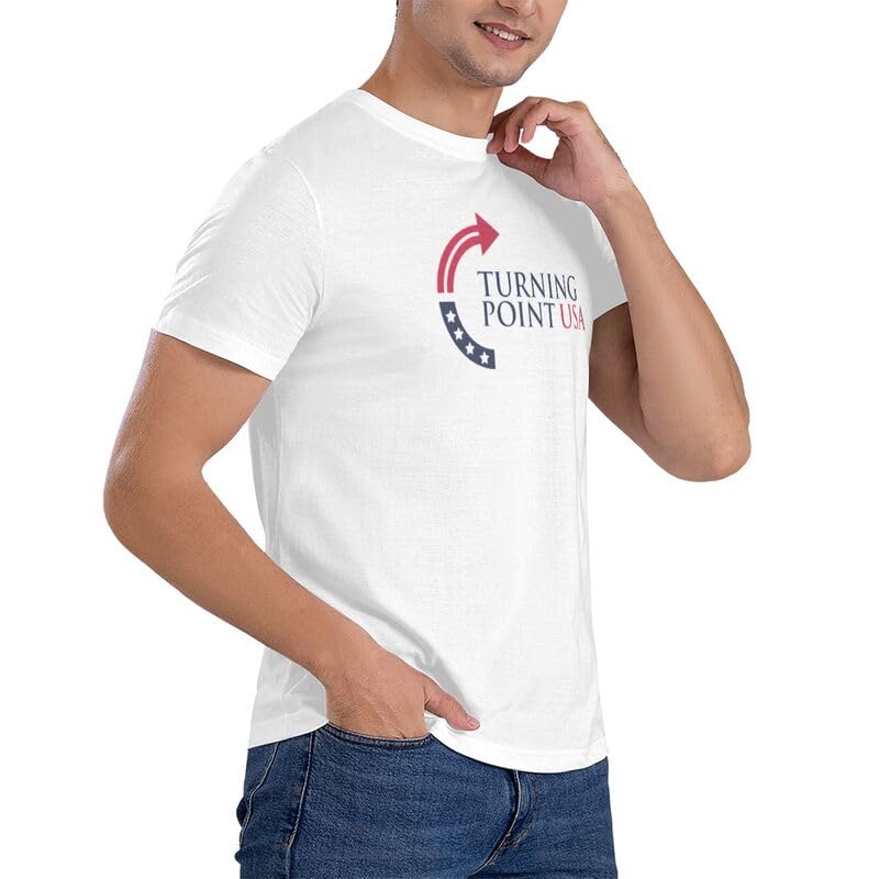 Turning Point USA TPUSA Crew Neck Short Sleeve T-Shirt for Men Cotton T-Shirts4