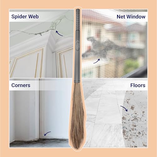 Image of Chakaachak Meghalaya Eazo Grass Jhadu /Broom Pack of 2 with Plastic Handle