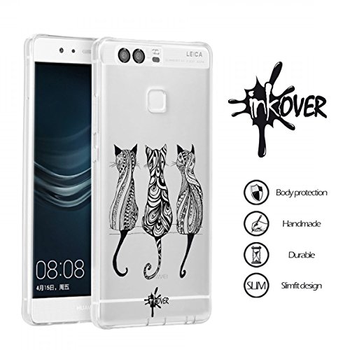 INKOVER Huawei P9 Custodia Cover Protettiva Guscio...