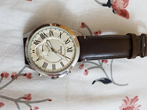 Image of Fossil Hybrid Smartwatch - Q Grant Dark Brown Leather