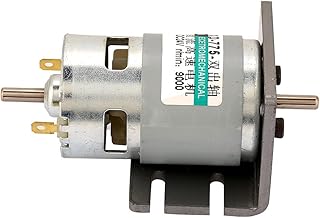 Moteur à courant continu, moteur Rill Chuck Motor DC24V 12V pour la domotique bureautique(24V9000RPM, With stand)