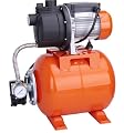 1.6HP Shallow Well Pump With Pressure Tank, 115V Stainless Steel Water Irrigation Transfer, Automatic Water Booster Jet for Home, Garden, Pool, Lawn