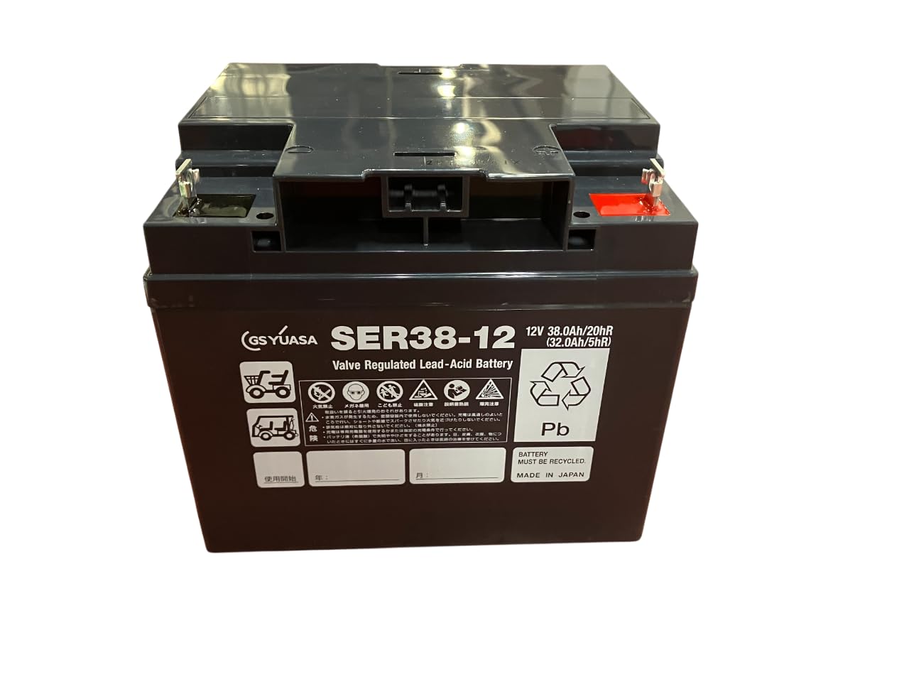 Amazon | ジーエスユアサ 小型電動車用制御弁式鉛蓄電池 SER38-12 互換 