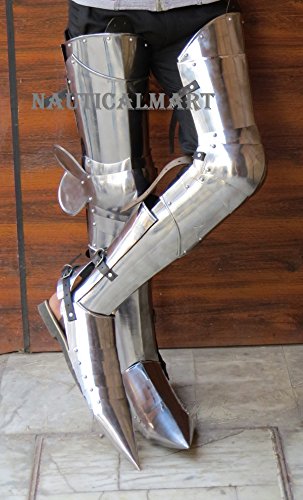 Full Leg Armor Reenactment LARP Armoury Medieval Leg Guard